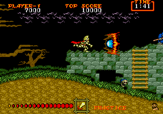 Screenshot of Ghouls N Ghosts