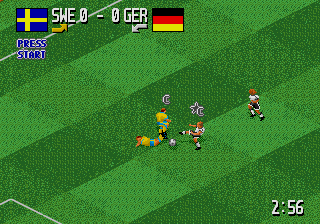 Screenshot of Head-on Soccer