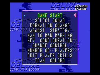 Screenshot of International Superstar Soccer Deluxe