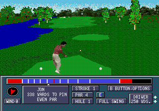 Screenshot of Jack Nicklaus Power Challenge Golf