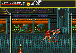 Screenshot of Streets of Rage