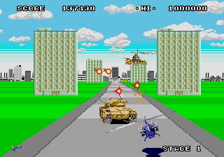 Screenshot of Super Thunder Blade