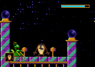 Screenshot of Taz in Escape from Mars