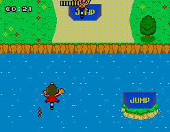 Screenshot of Alex Kidd BMX Trial