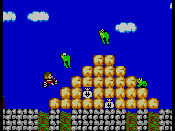 Screenshot of Alex Kidd in Miracle World