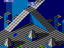 Screenshot of Marble Madness