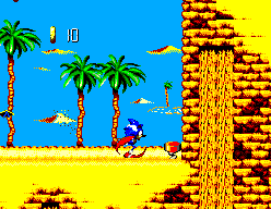 Screenshot of Sonic Blast