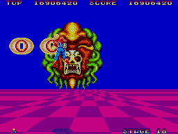 Screenshot of Space Harrier