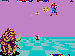 Screenshot of Space Harrier