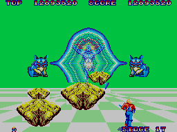 Screenshot of Space Harrier