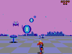 Screenshot of Space Harrier 3D