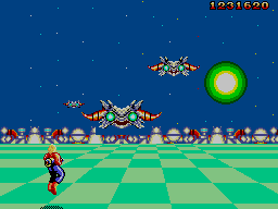 Screenshot of Space Harrier 3D