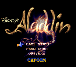 Screenshot of Aladdin (Euro)