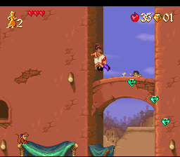 Screenshot of Aladdin (Euro)