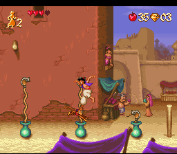 Screenshot of Aladdin (Euro)