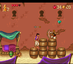 Screenshot of Aladdin (Euro)