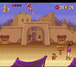 Screenshot of Aladdin (Euro)