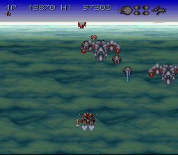 Screenshot of Axelay