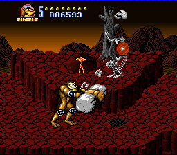 Screenshot of Battletoads in Battlemaniacs