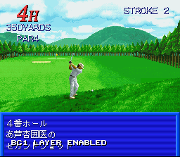 Screenshot of Best Shot Pro Golf (Jap)