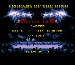 Screenshot of Boxing Legends of the Ring