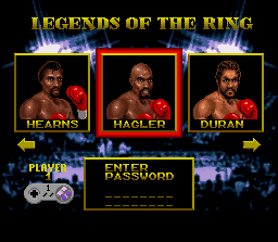 Screenshot of Boxing Legends of the Ring