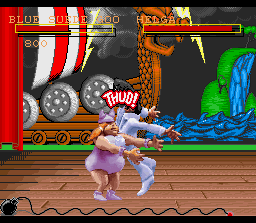 Screenshot of Clay Fighter