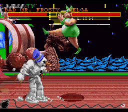 Screenshot of Clay Fighter TE