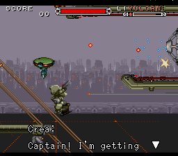 Screenshot of Cybernator (Euro)