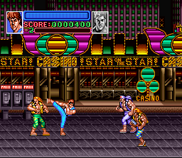 Screenshot of Double Dragon Return of (Jap)