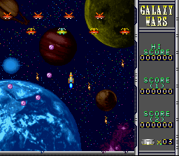 Screenshot of Galaxy Wars (Jap)