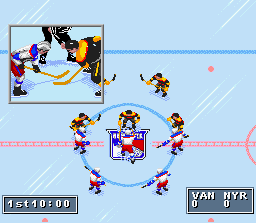 Screenshot of NHL 95