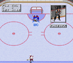 Screenshot of NHL 97