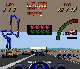 Screenshot of Nigel Mansells World Championship Racing