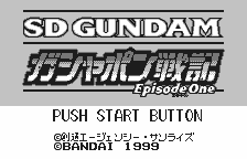 Screenshot of SD Gundam Gashapon Senki-Episode 1